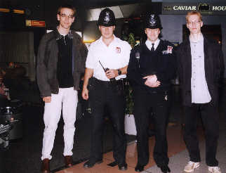 Christian, zwei Bobbys und Oliver