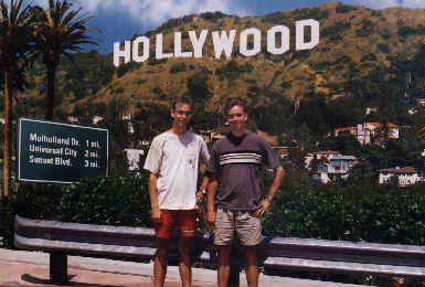 Christian u. Matthias in Hollywood