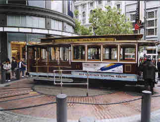 Cable Car beim Drehen