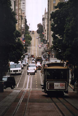 Cable Car beim Drehen