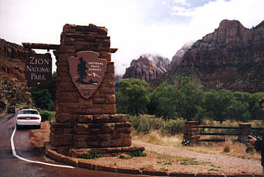 Eingang zum Zion NP