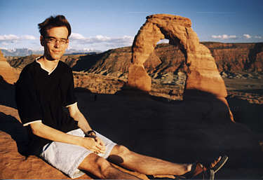 Christian am Delicate Arch
