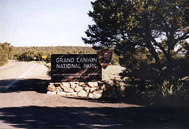 Grand Caynon Eingang